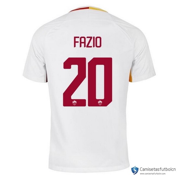 Camiseta AS Roma Segunda equipo Fazio 2017-18